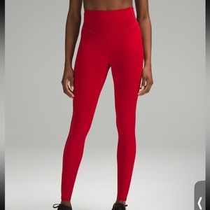 Lululemon Align Super-High-Rise Pant 28 Color: Dark Red